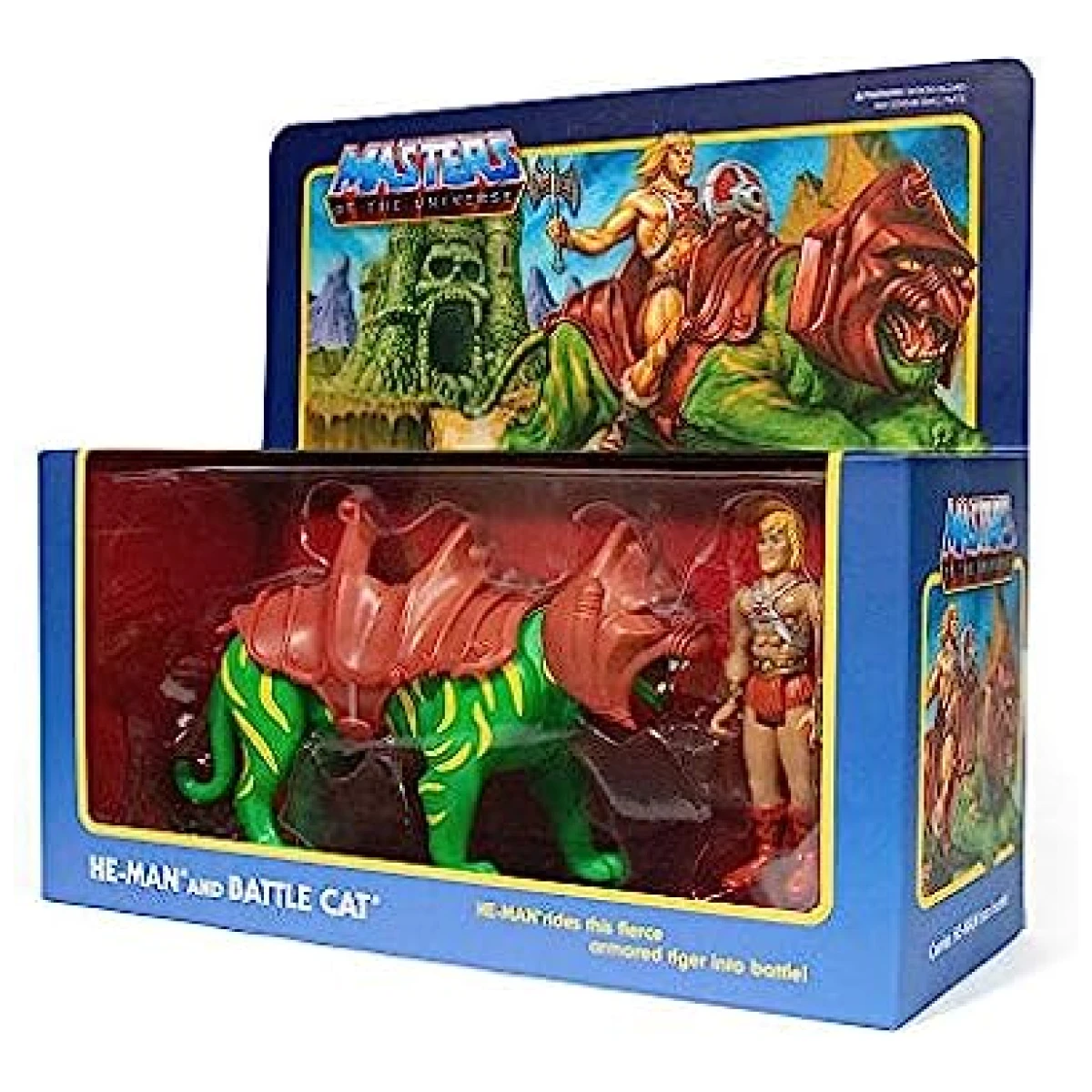 Super7 He-Man Battle Cat MOTU Reaction 3 3/4