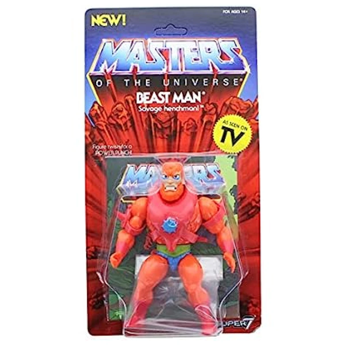 Super7 Masters of The Universe Vintage Beast Man
