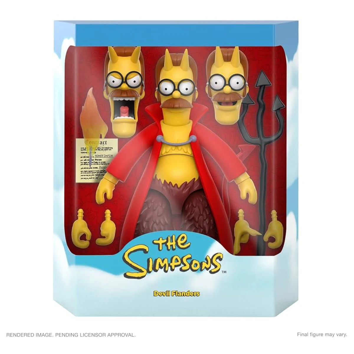 Super7 The Simpsons Devil Flanders Ultimate