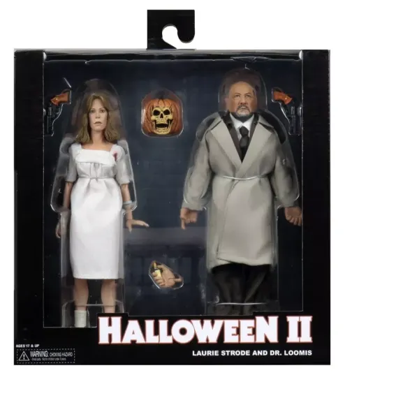 NECA Halloween 2 (1981): Dr Loomis & Laurie Strode 2Pack