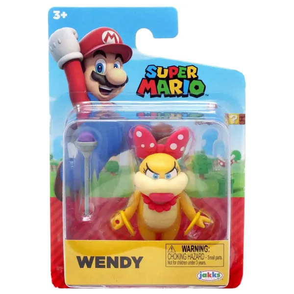 World of Nintendo Super Mario Wendy Koopa 6.5Cm