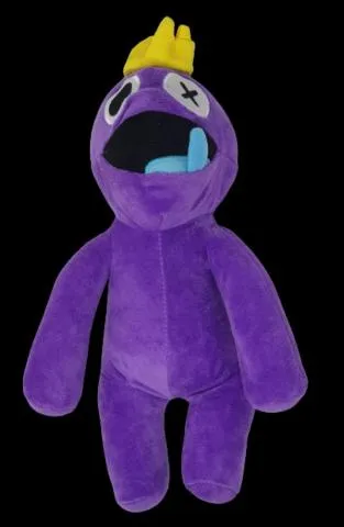 Peluche Rainbow Friends Violeta Y Rojo 28Cm