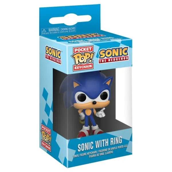Llavero Funko Pop Games Sonic with Ring