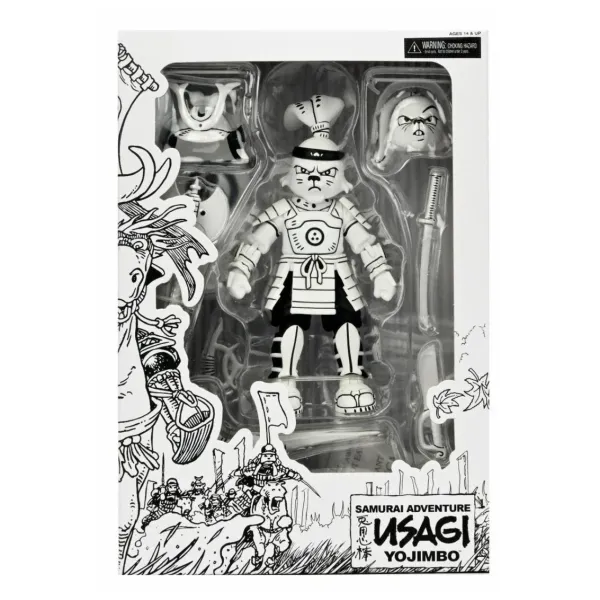 NECA Usagi Yojimbo Samurai Usagi Yojimbo Black & White
