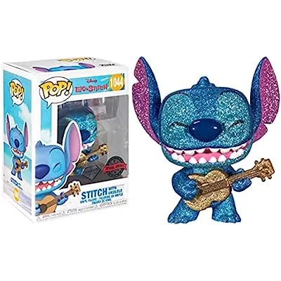 Funko Pop Disney Lilo & Stitch Stitch Ukulele Diamond Glitter