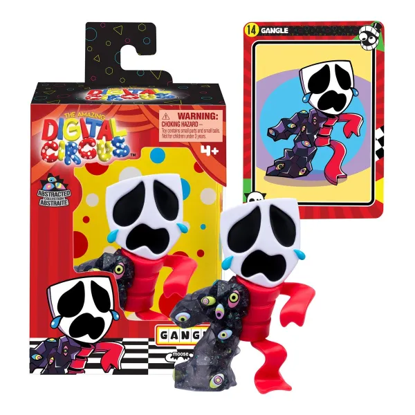 Amazing Digital Circus Gangle Abstracted 4-Inch Vinyl Figure