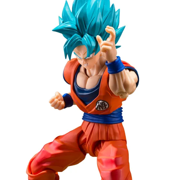 Dragon Ball Super Saiyan God Super Saiyan Son Goku Blue Power Transcending Limits S.H.Figuarts Action Figure