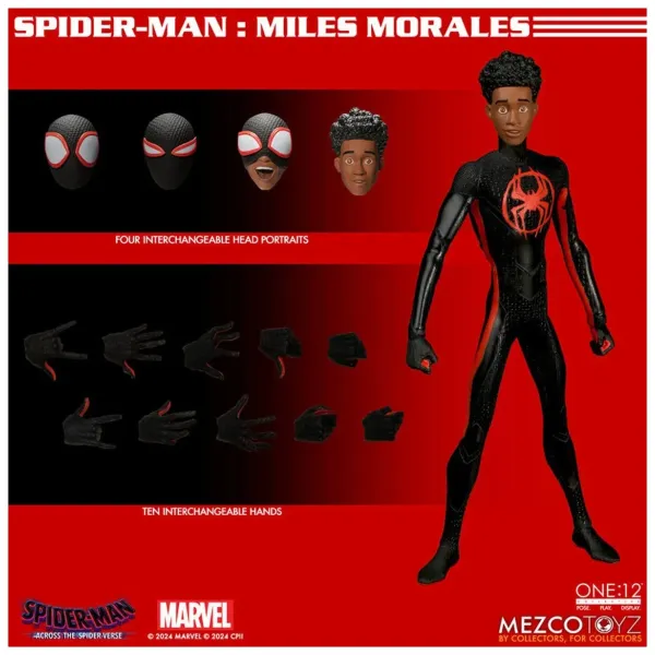 Mezco One:12 Spider-Man Across Spider-Verse Miles Morales