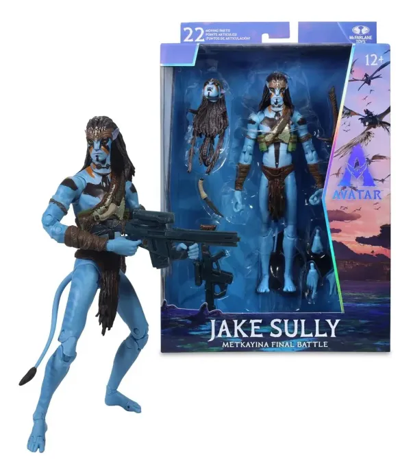 Figura Avatar Fuego Y Ceniza Jake Sully Metkayina 7 PuLG