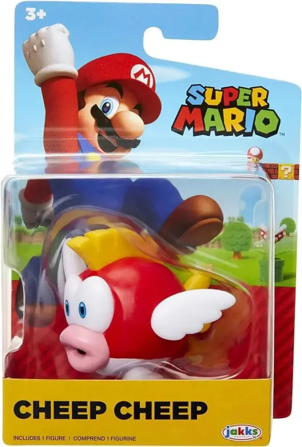Figura de Acción Articulada Cheep Cheep Super Mario para Coleccionistas