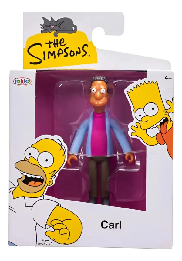 Figura De Acción Jakks Pacific Los Simpsons Carl 2.5
