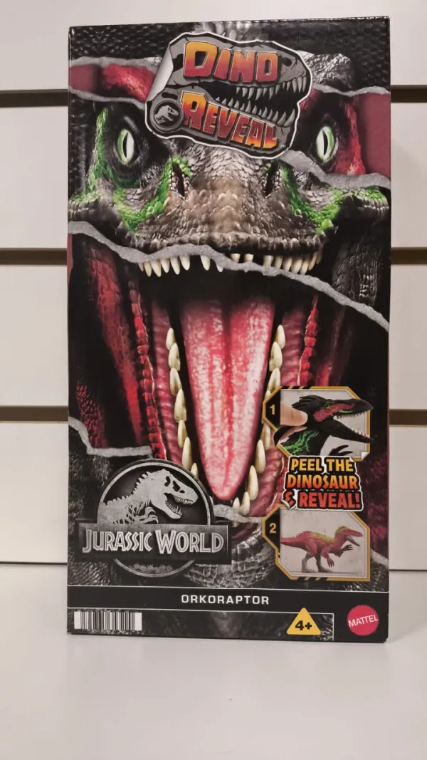 Figura Jurassic World Dino Reveal Orkoraptor