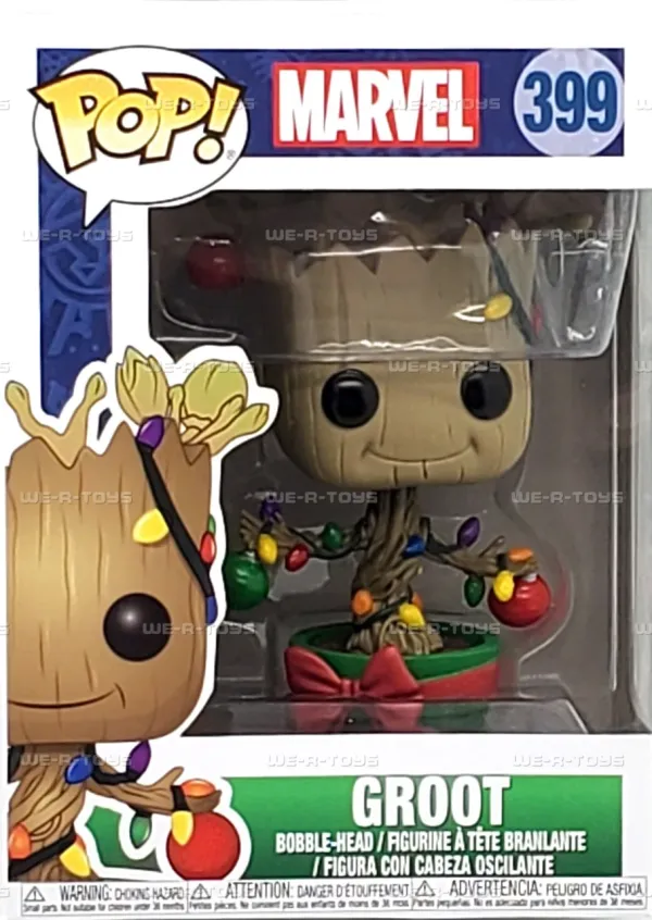 Marvel Holiday Groot with Lights Funko Pop! Vinyl Figure #399