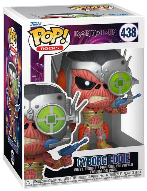 Iron Maiden Cyborg Eddie Funko Pop! Vinyl Figure #438