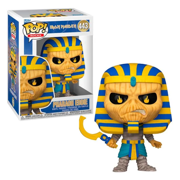 Iron Maiden Pharaoh Eddie Funko Pop! Vinyl Figure #443