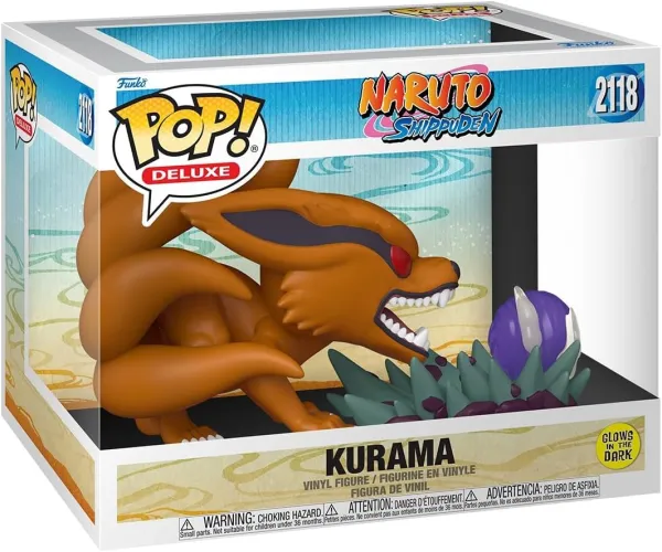Naruto: Shippuden Kurama Glow-in-the-Dark Deluxe Funko Pop! Vinyl Figure #2118