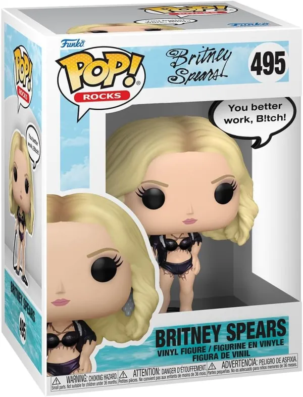 Britney Spears Work B!tch Pop! Sayings Funko Pop! Vinyl Figure #495