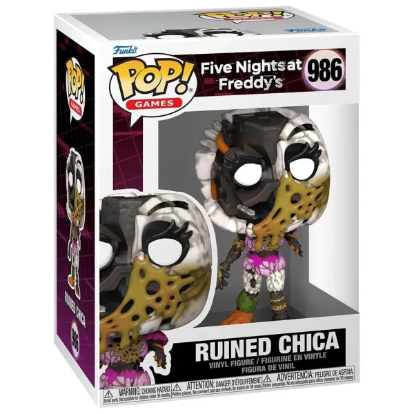 Funko Pop Five Nights at Freddy Ruin Ruined Chica
