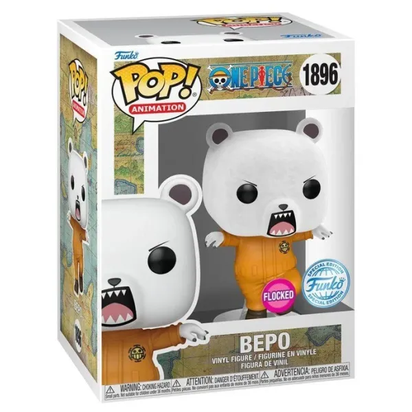 Funko Pop One Piece Bepo Flocked AAA Exclusive