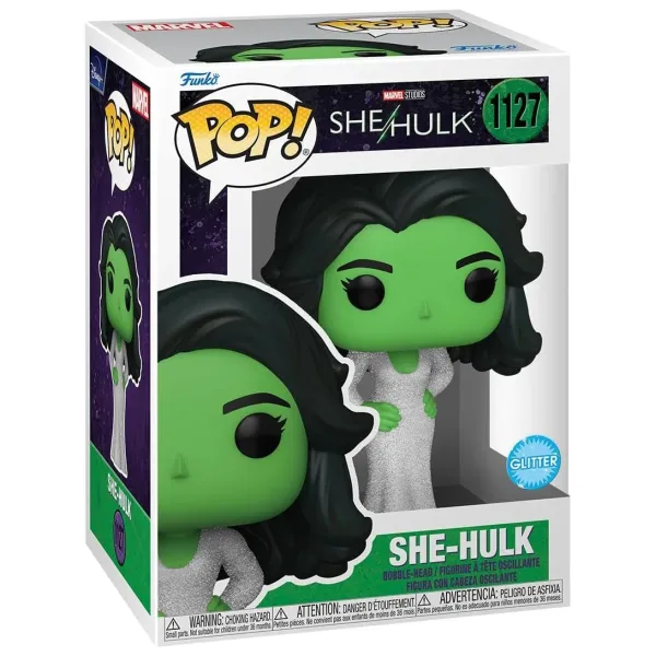 Funko Pop She-Hulk in Gala Dress with Glitter
