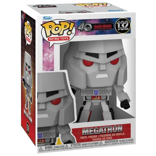Funko Pop Transformers Gen 1 40th Anniversary Megatron