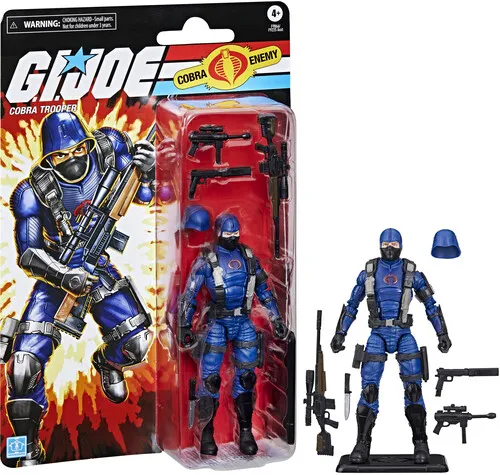 G.I. Joe Classified Series Retro Cardback Cobra Trooper 6-Inch Action Figure