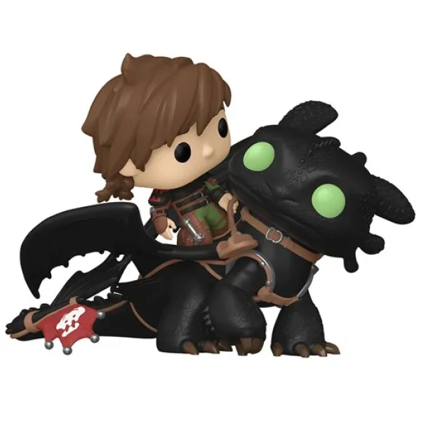Funko Pop Deluxe How Train Your Dragon Hiccup with Toothless