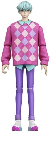 KPop Demon Hunters Saja Boys Baby 6.5" with Accessories and Swappable Faces and Hands Action Figures