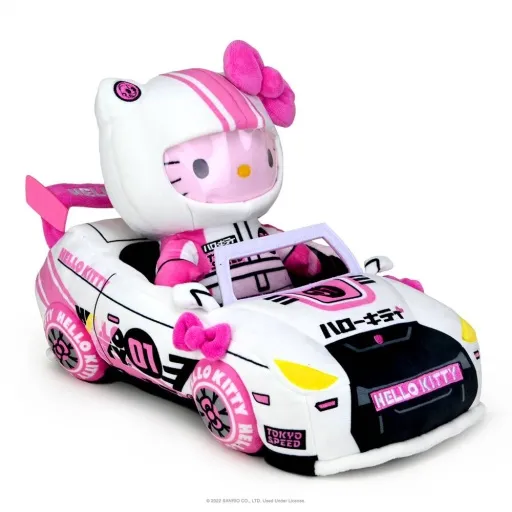 HELLO KITTY TOKYO SPEED RACER MEDIUM PLUSH- 'HELLO KITTY