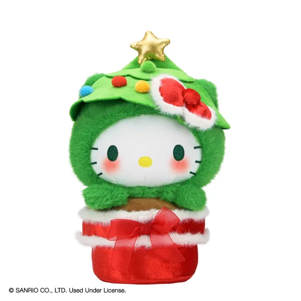 Hello Kitty Desktop Holiday Tree Plush