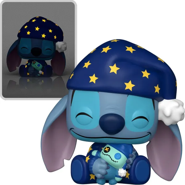 Lilo & Stitch Stitch in PJs Glow-in-the-Dark Funko Pop! Vinyl Figure #1747 - Specialty