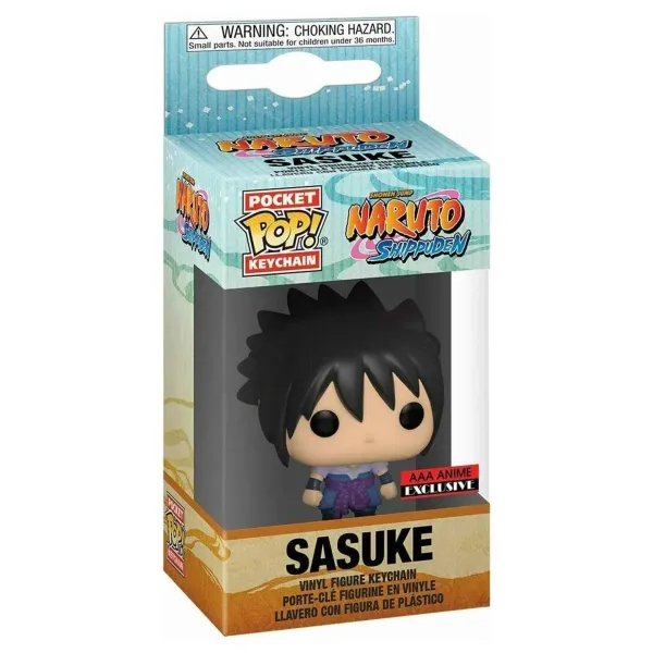 Llavero Pocket Pop Naruto Shippuden Sasuke Uchiha       (AAA Exclusive)