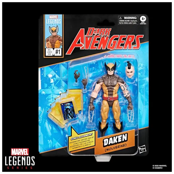 Marvel Legends Daken (Wolverine) Dark Avengers #1 Comics