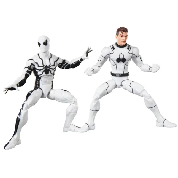 Marvel Legends Series Future Foundation Mister Fantastic and Spider-Man with Comics 6-in Action Figure Set