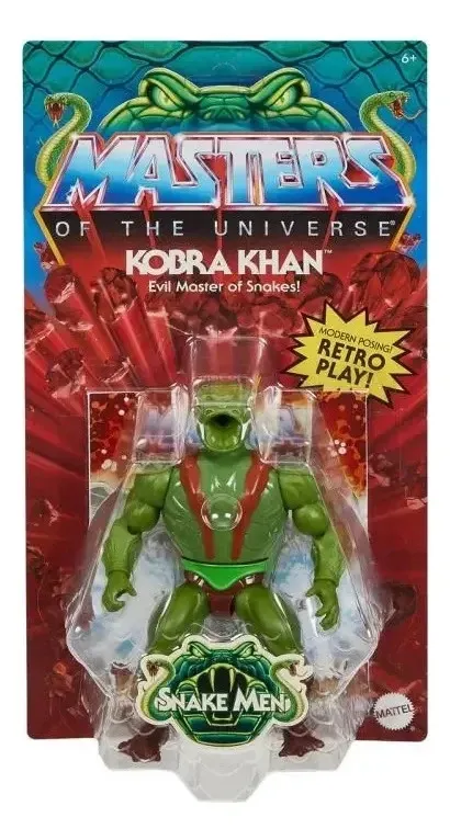Masters Of The Universe Origins Motu Kobra Khan Us Packaging