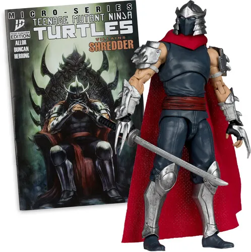 McFarlane Toys - Teenage Mutant Ninja Turtles - Page Punchers - Shredder 5"" Action Figure with Comic (TMNT)