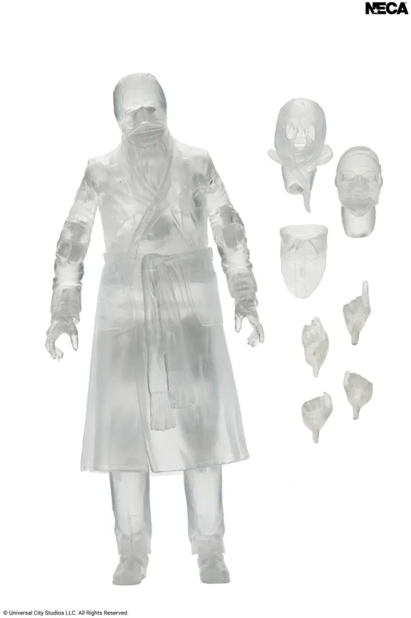 Universal Monsters "Invisible" Invisible Man 7" Scale Action Figure
