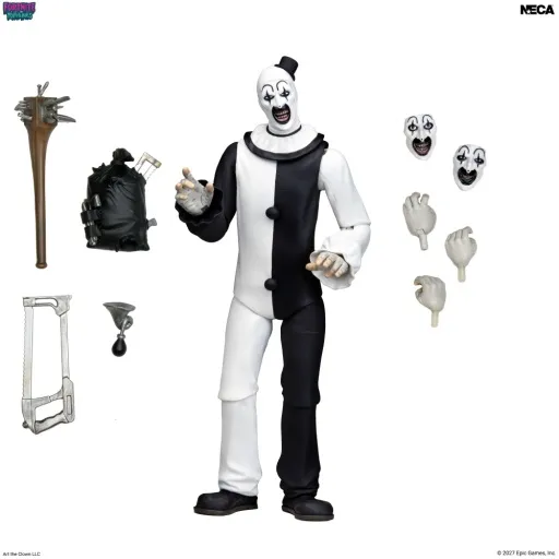 FORTNITE/TERRIFIER - 7 INCH SCALE ACTION FIGURE - ART THE CLOWN