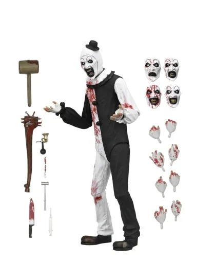 Terrifier 2 - 7" Scale Action Figure - Ultimate Art the Clown (Blood Splattered)