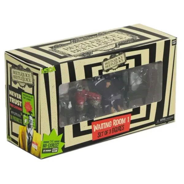 NECA Beetlejuice Waiting room 1 Pack 3 figuras