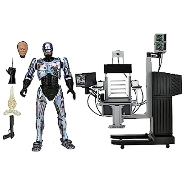 NECA Robocop Battle-Damaged RoboCop with Chair