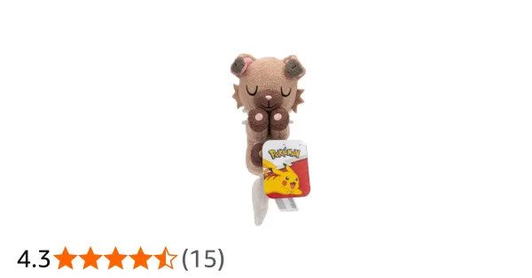Peluche Pokemon Rockruff  Dormido Y Sleeping Plush Y 5 Pulgadas Tamaño