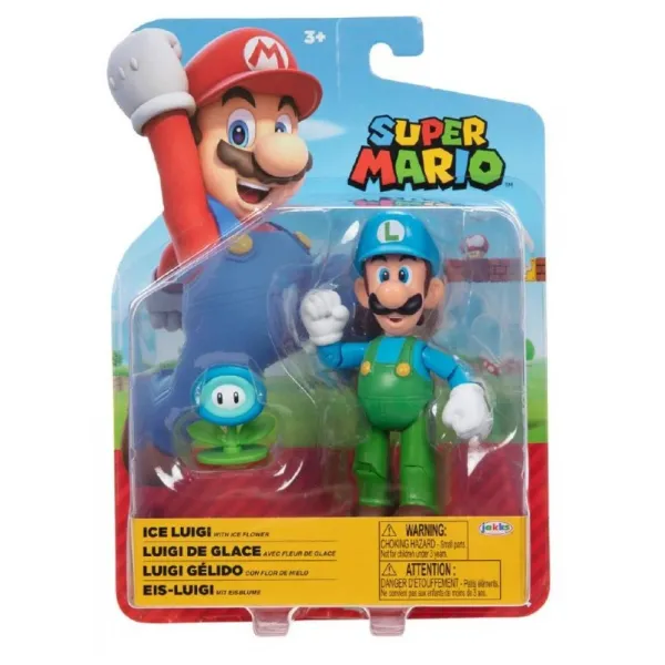 Super Mario Ice Luigi with Ice Flower