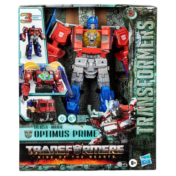 Transformers Rise of The Beasts Beast Mode Optimus Prime 26Cm