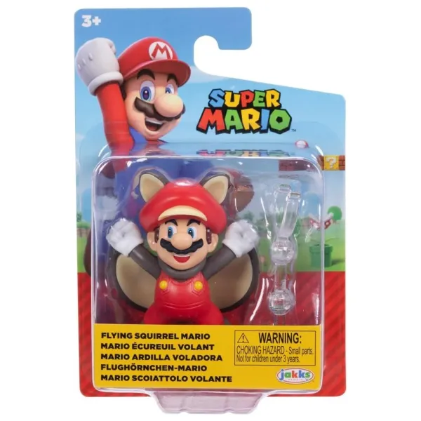World of Nintendo Super Mario Flying Squirrel Mario 2.5-Inch
