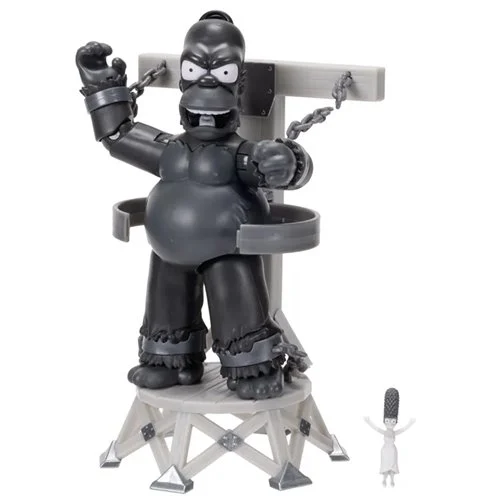 The Simpsons 5-Inch Premium King Homer with Mini Marge Action Figure