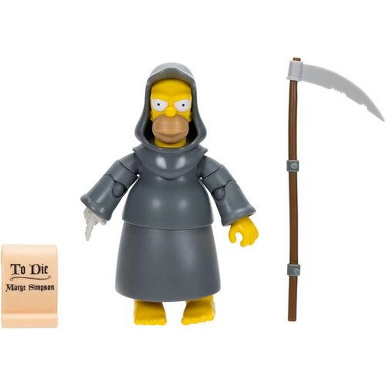 The Simpsons Treehouse of Horror Grim Reaper Homer Simpson Deluxe Figura - foto 2