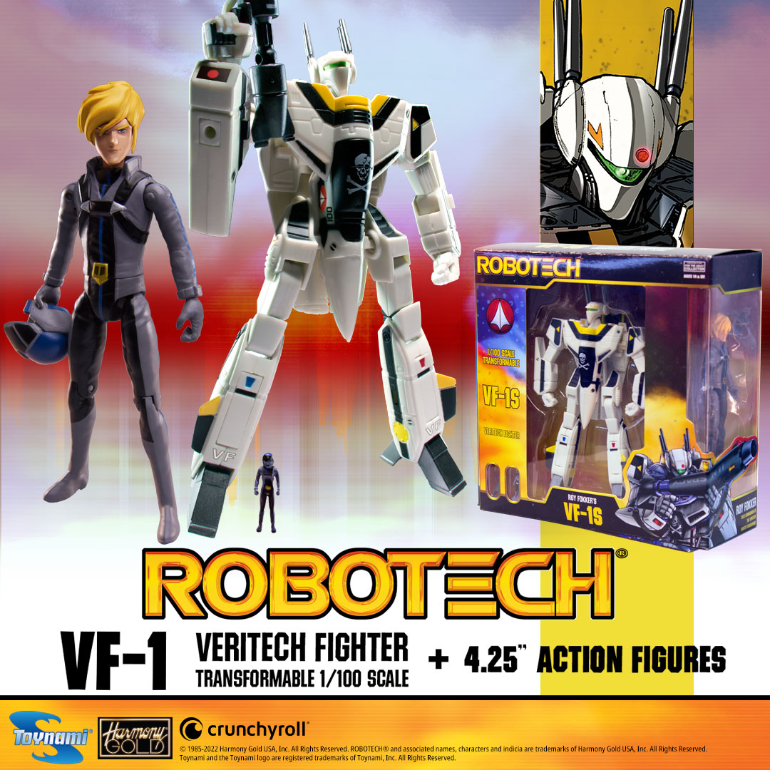 Tonami Robotech Roy Fokker VF-1J Veritech Nave y Figura 4,25