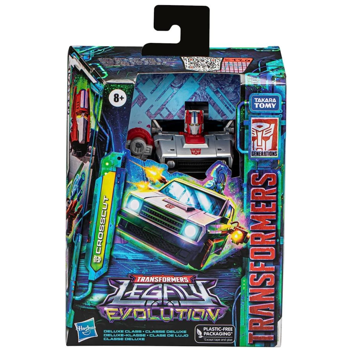 Action Figure Transformers Legacy Evolution Strongarm, Deluxe, Da 14 Cm, Giocattolo Convertibile, Per Bambini 8+ Anni