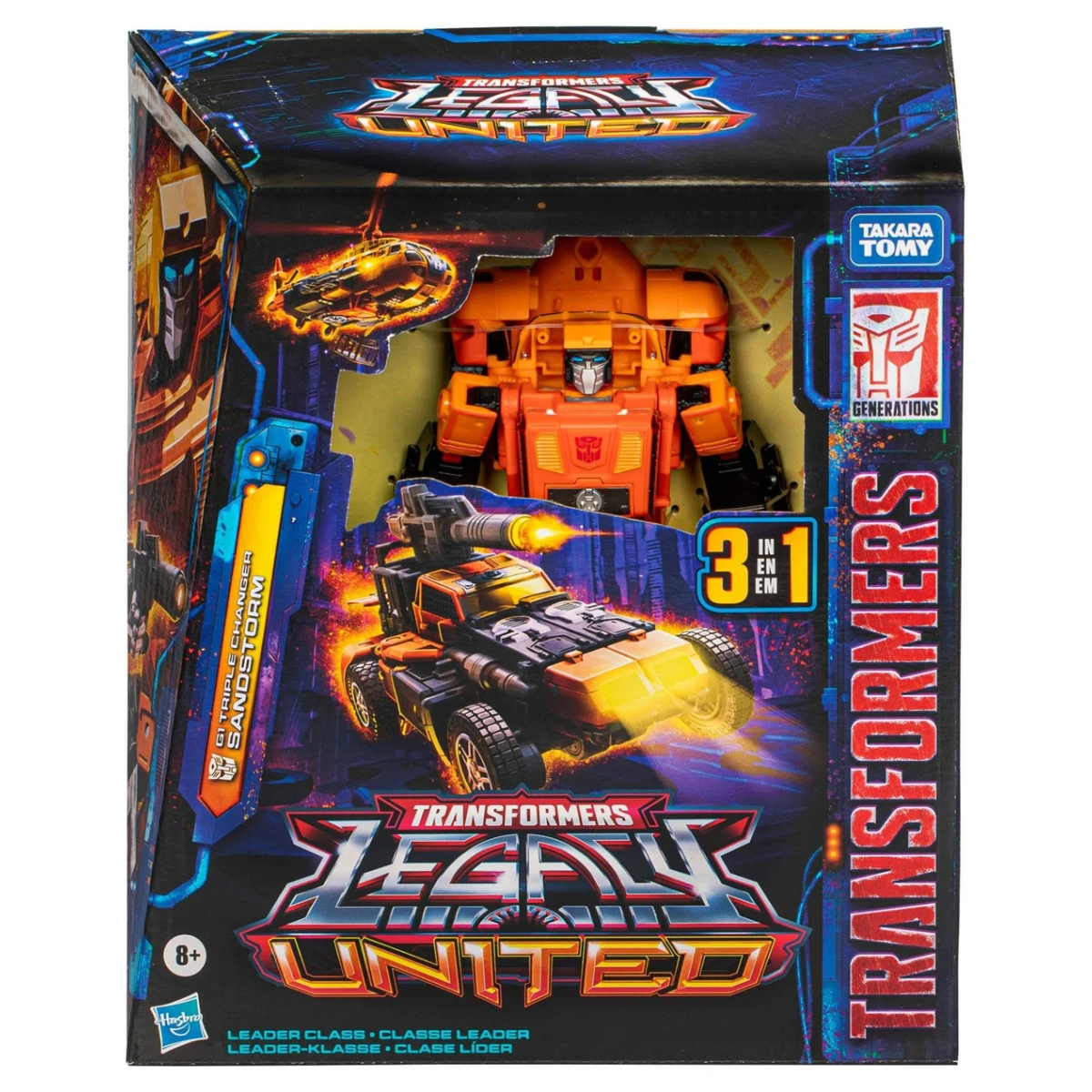 Transformers Legacy United Triple Changer Sandstorm Leader